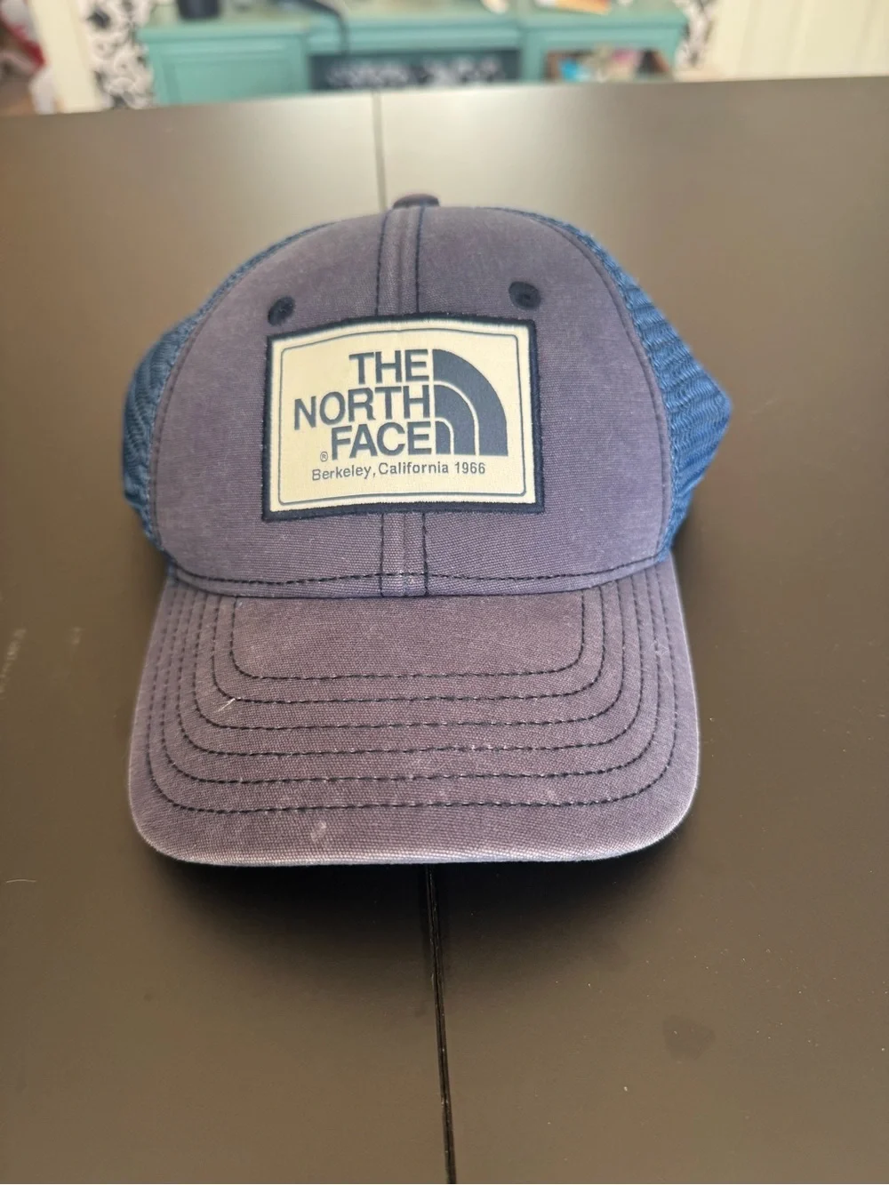 The North Face Kids Navy Blue Mesh Trucker Hat
